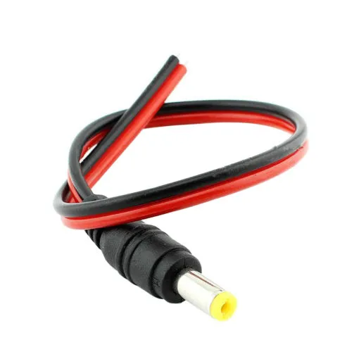 12V 5.5 x 2.1mm Male DC Power Socket