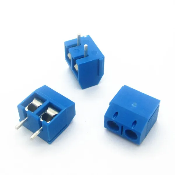 Αποσπώμενη βιδωτή κλέμα 2 pin, βήμα 5.08mm