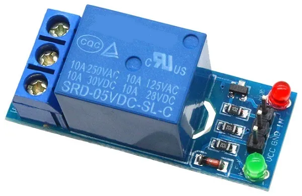 Module ρελέ 5V με ενεργοποίηση σε χαμηλή στάθμη (Low Trigger)