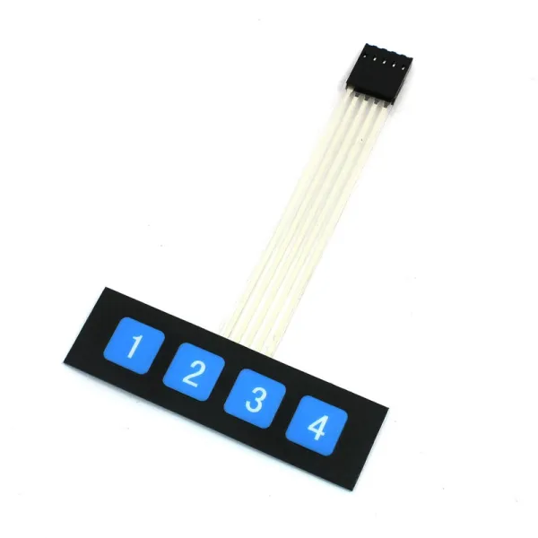 Keypad 1x4 Matrix Membrane