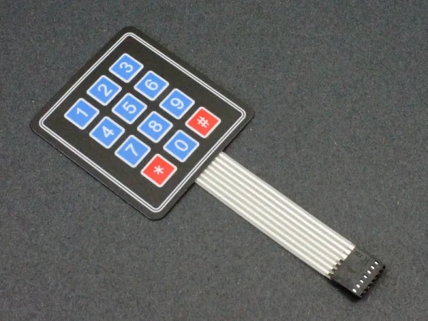 Keypad 4x3 Matrix Membrane