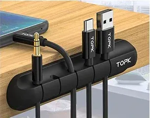 Silicone Cable Organizer (5 clips)