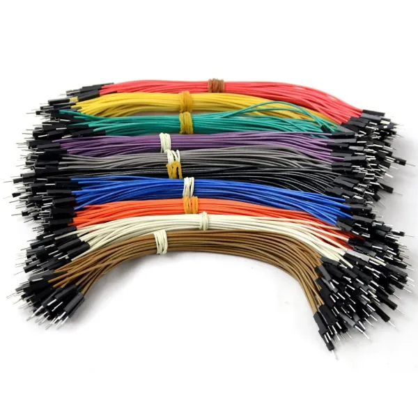 20cm Male To Male Dupont Wire - Purple (10x)