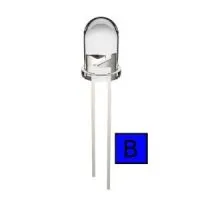 LED 3mm - clear blue