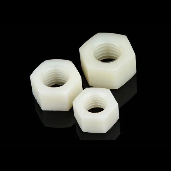M2 plastic nut - white
