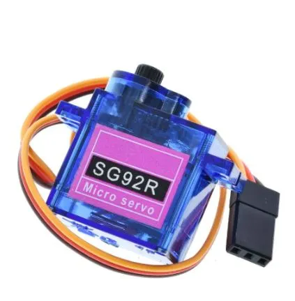 Micro servo SG92R 2.5KG 9g με γρανάζια από νάιλον και ανθρακονήματα