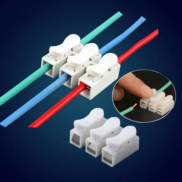 3P Spring Connector - Wire connection without end clamp