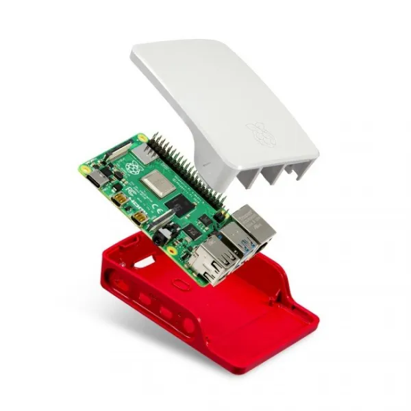 Official Raspberry Pi 4 Model B Red/White case