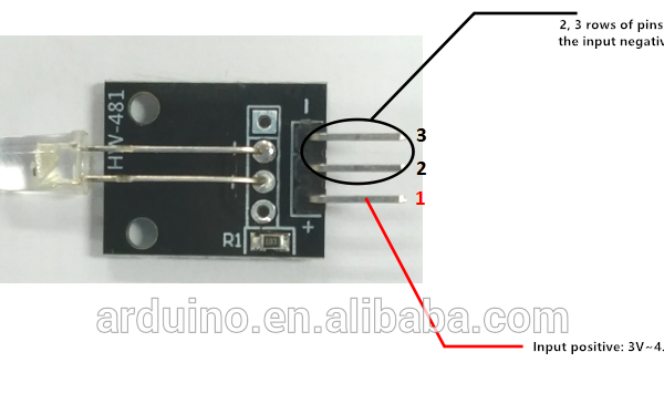 HW-481 Automatically flashing LED module - Image 4
