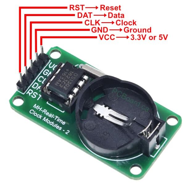 DS1302 RTC module - Image 3