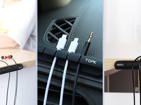 Silicone Cable Organizer (5 clips) - Image 3