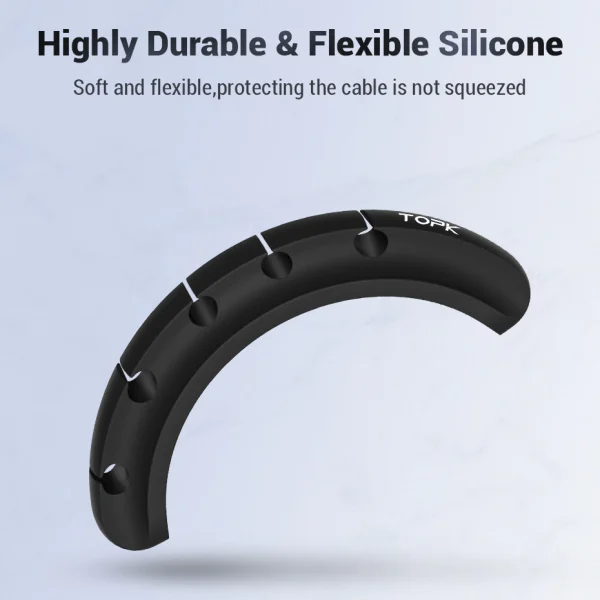 Silicone Cable Organizer (5 clips) - Image 5