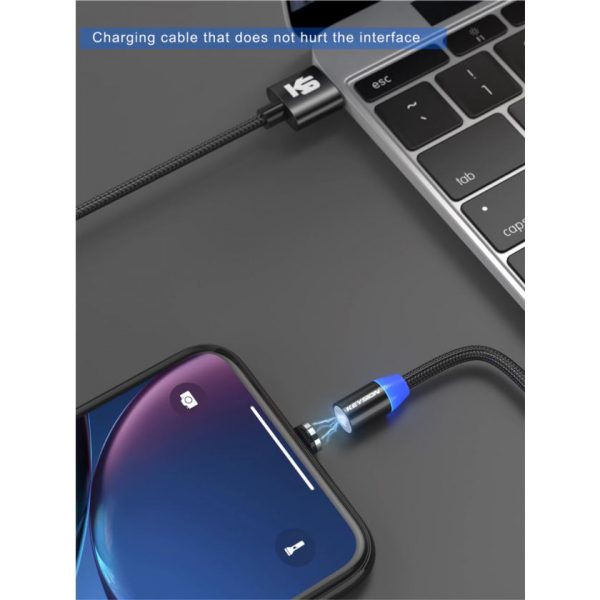 Magnetic USB cable - Micro USB (black) - Image 7
