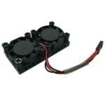 Dual CPU PCB Cooling Fan for Raspberry Pi 3B/3B+/4B